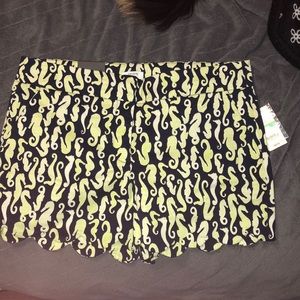 Crown and ivory seahorse shorts
